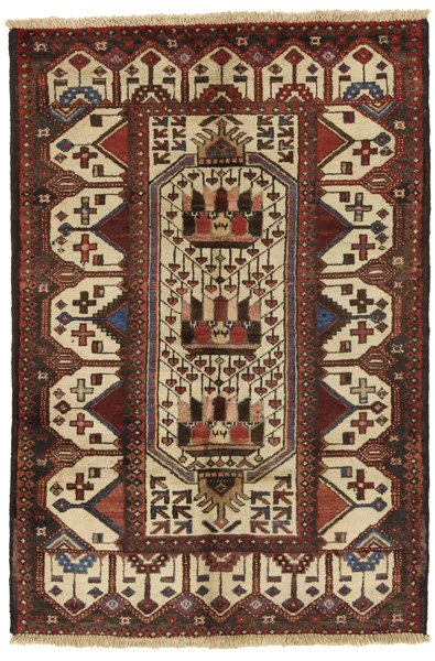 Afshar - Sirjan Tappeto Persiano 145x100