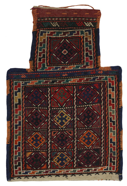 Qashqai - Saddle Bag Tappeto Persiano 50x38