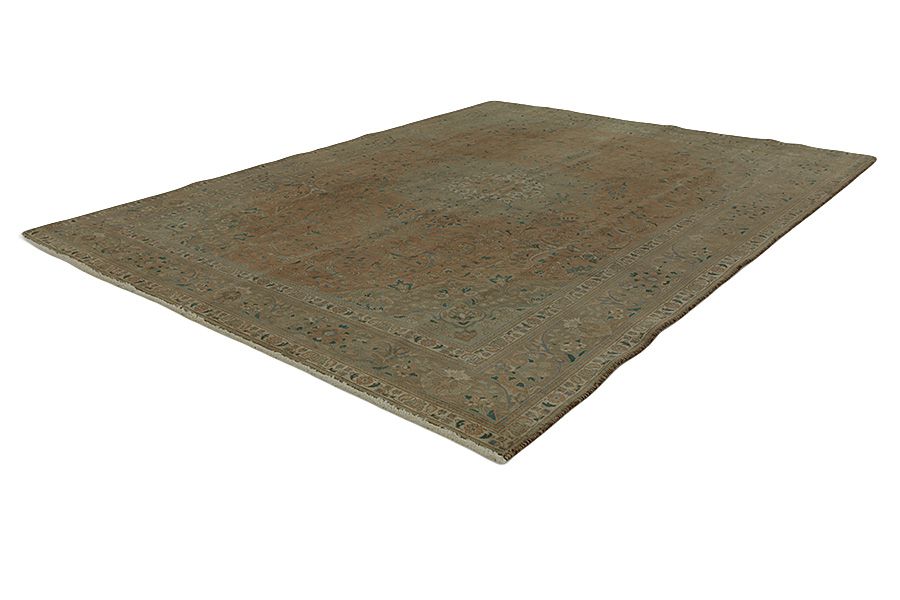 Tabriz - Patina Tappeto Persiano 348x255 - Immagine 2