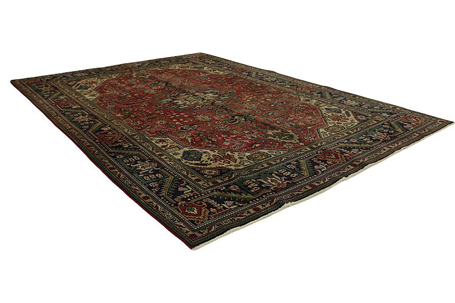 Tabriz - Patina Tappeto Persiano 344x250 - Immagine 1