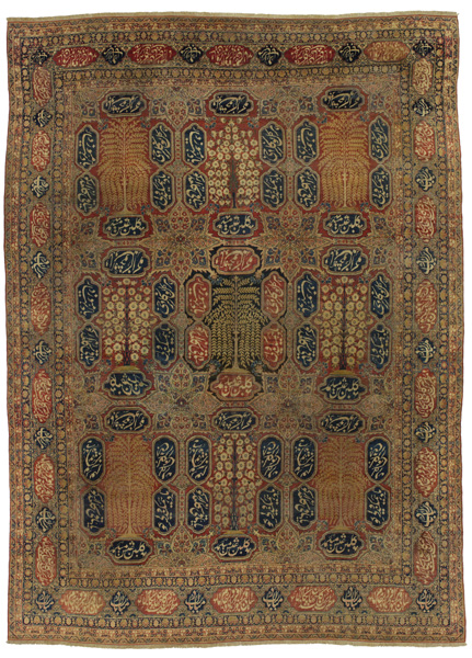 Tabriz - Antique Tappeto Persiano 370x276