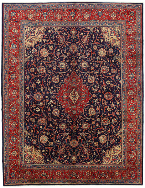 Jozan - Sarouk Tappeto Persiano 396x303