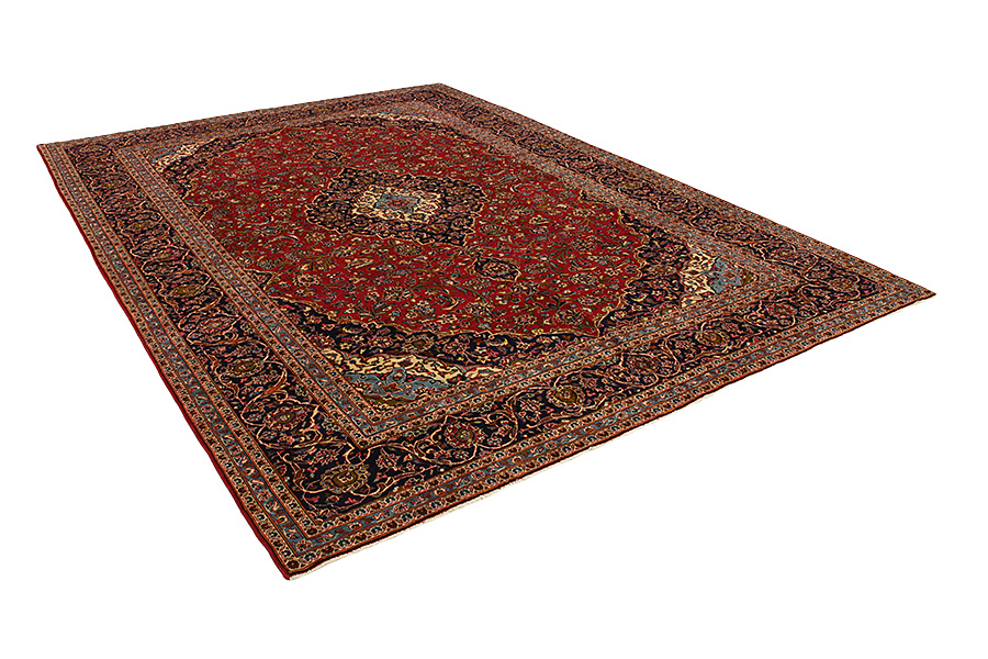 Kashan Tappeto Persiano 406x288 - Immagine 1