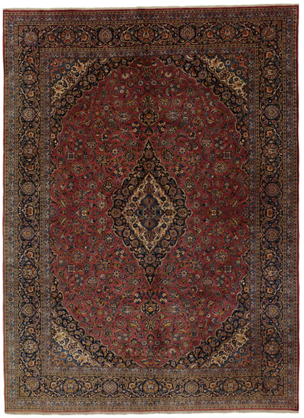 Kashan Tappeto Persiano 382x278