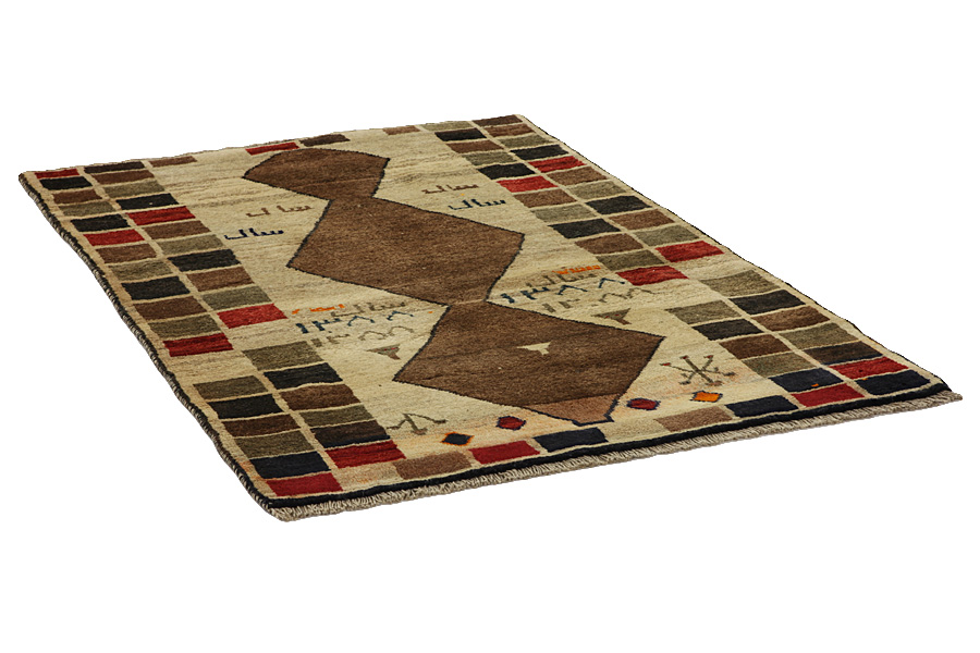 Gabbeh - Qashqai Tappeto Persiano 170x114 - Immagine 1