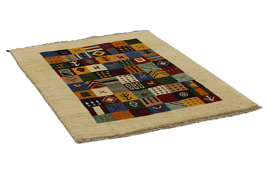 Gabbeh - Bakhtiari Tappeto Persiano 153x109 - Immagine 1