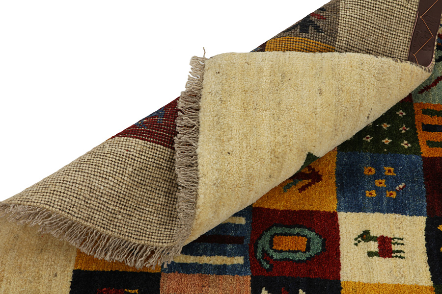 Gabbeh - Bakhtiari Tappeto Persiano 153x109 - Immagine 4