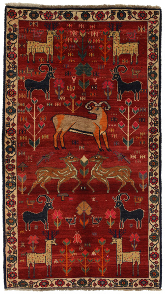 Gabbeh - Qashqai Tappeto Persiano 216x122