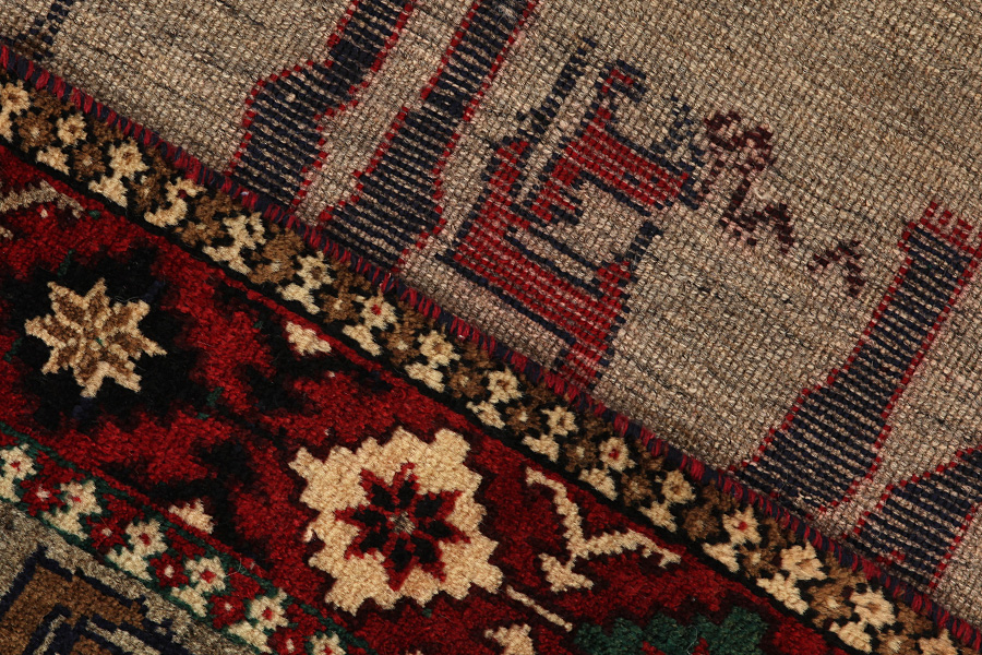 Gabbeh - Bakhtiari Tappeto Persiano 303x146 - Immagine 5