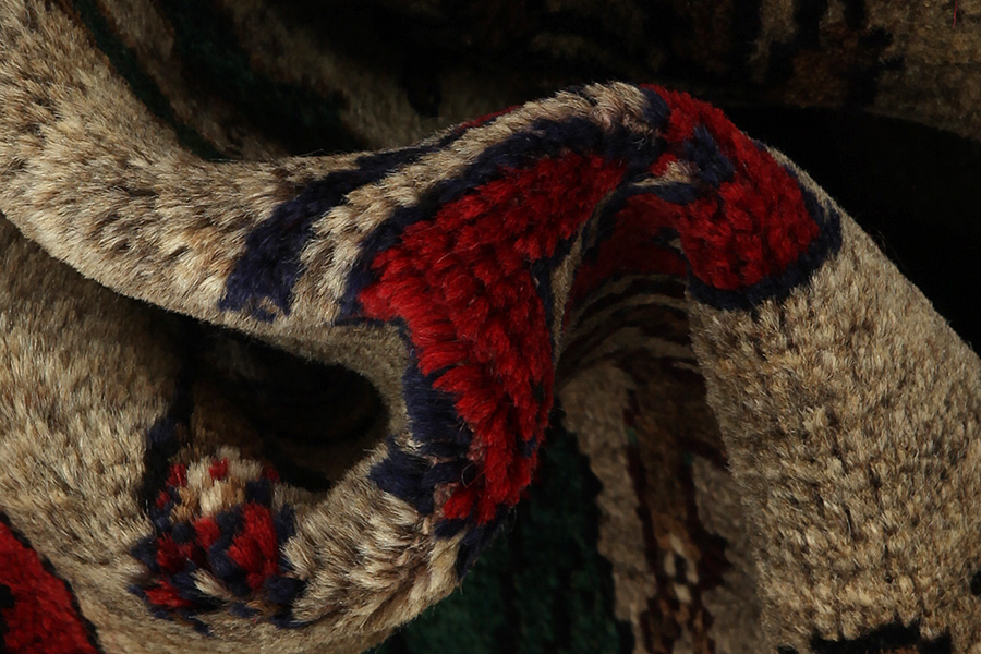 Gabbeh - Bakhtiari Tappeto Persiano 303x146 - Immagine 6