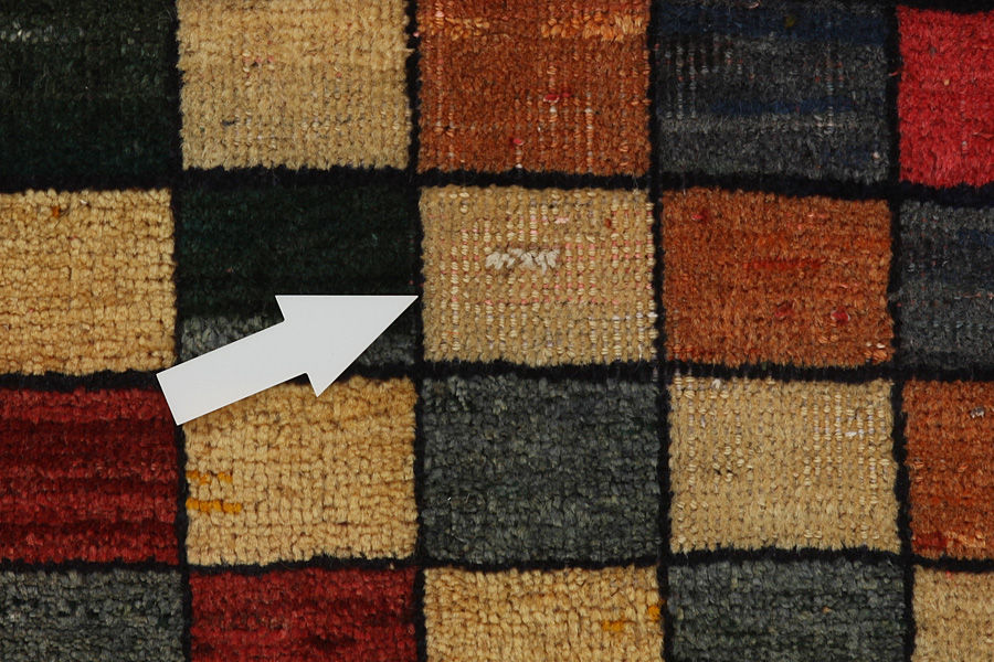 Gabbeh - old Tappeto Persiano 133x80 - Immagine 8