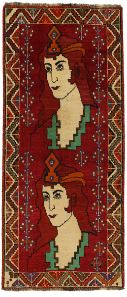 Gabbeh - Qashqai Tappeto Persiano 198x84