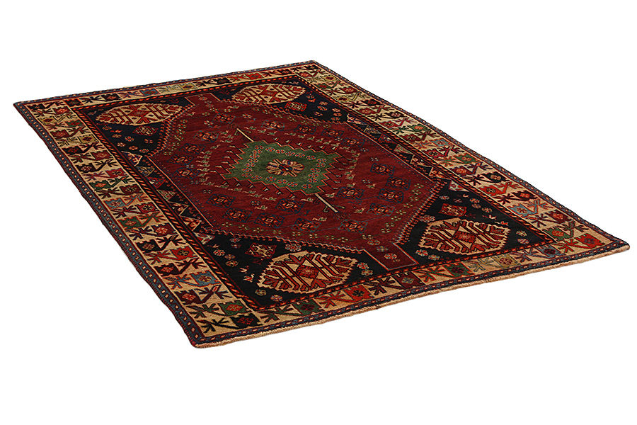 Qashqai - Shiraz Tappeto Persiano 252x157 - Immagine 1