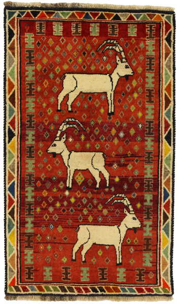Gabbeh - Qashqai Tappeto Persiano 144x83