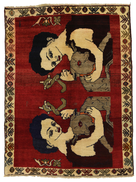 Gabbeh - Qashqai Tappeto Persiano 150x112