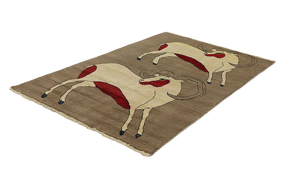 Gabbeh - Qashqai Tappeto Persiano 210x148 - Immagine 2