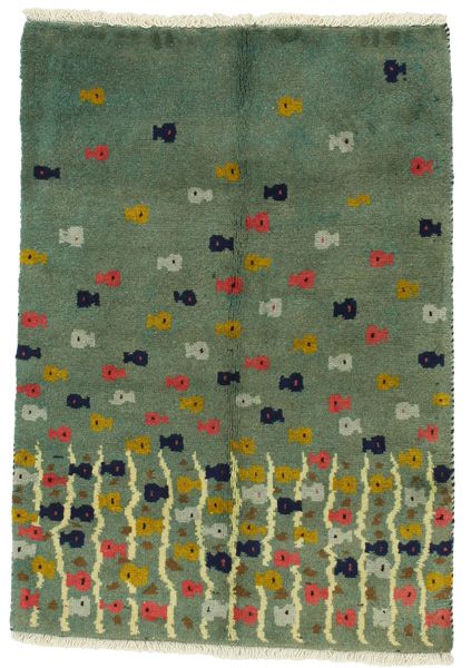 Gabbeh - Qashqai Tappeto Persiano 130x90