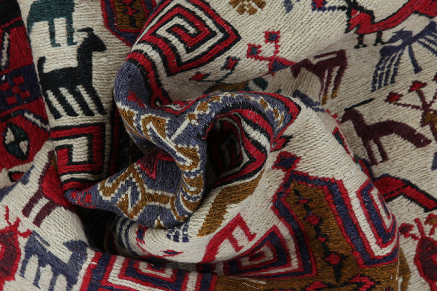 Kilim Sumak - Afshar 130x105 - Immagine 6