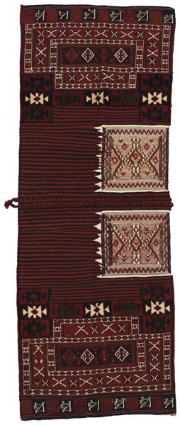 Turkaman - Saddle Bag Tappeto Persiano 295x110