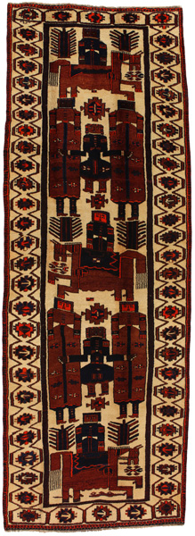 Bakhtiari - Qashqai Tappeto Persiano 430x150