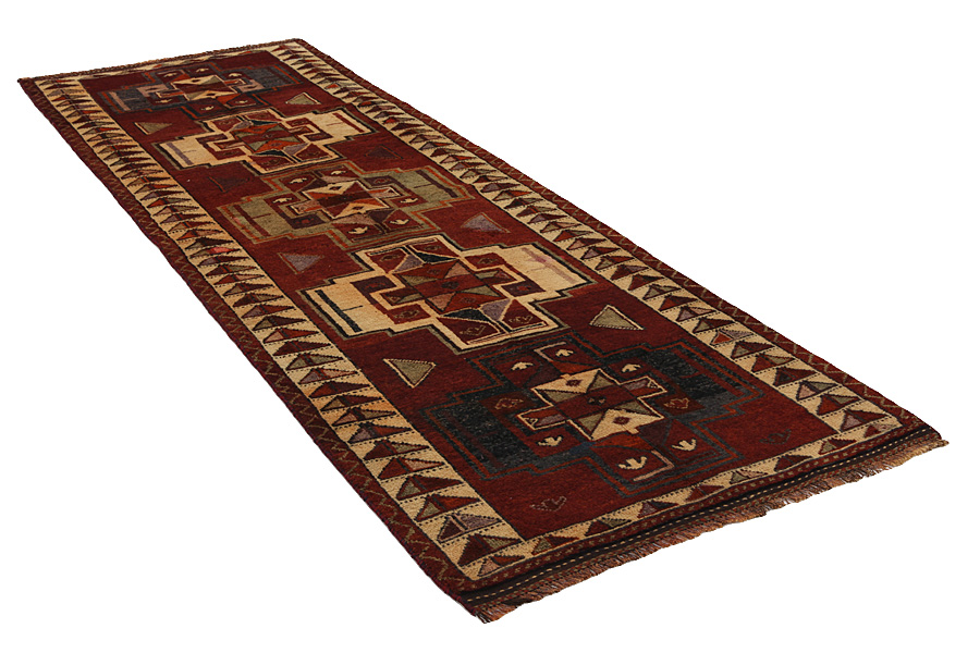 Bakhtiari - Gabbeh Tappeto Persiano 382x124 - Immagine 1