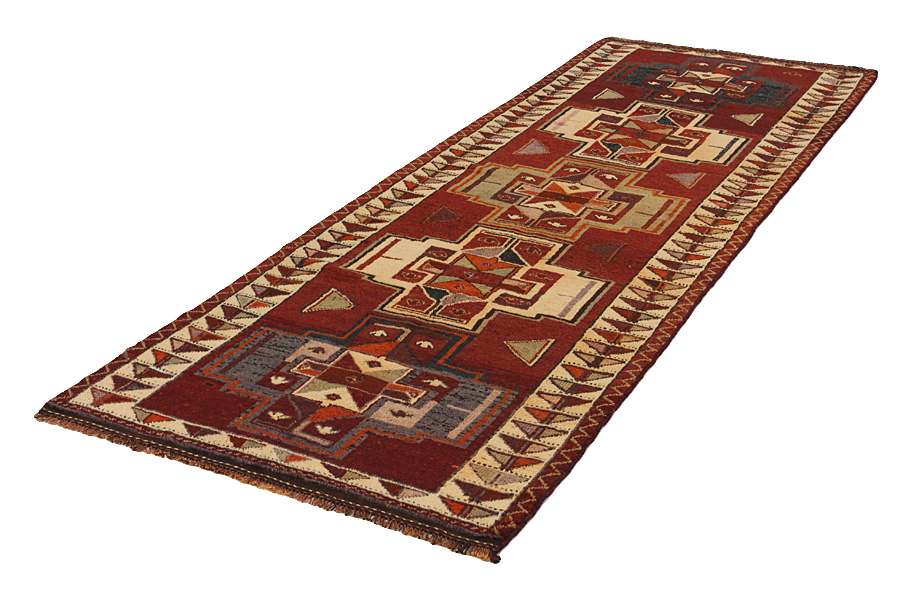 Bakhtiari - Gabbeh Tappeto Persiano 382x124 - Immagine 2