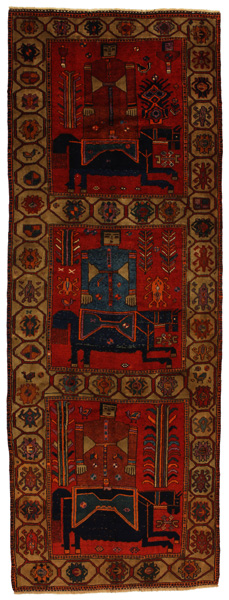 Bakhtiari - Qashqai Tappeto Persiano 442x161
