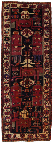 Bakhtiari - Qashqai Tappeto Persiano 361x127