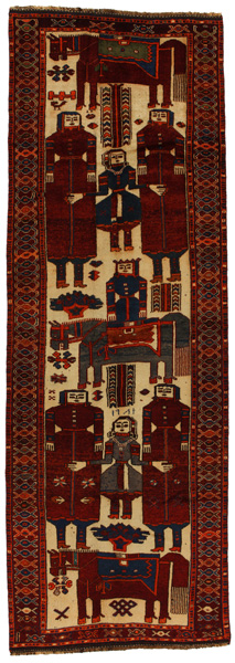 Bakhtiari - Qashqai Tappeto Persiano 397x135