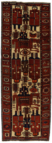 Bakhtiari - Qashqai Tappeto Persiano 418x147
