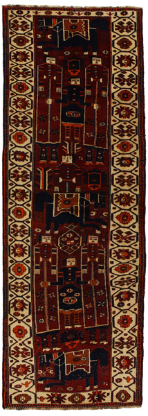 Bakhtiari - Qashqai Tappeto Persiano 411x143
