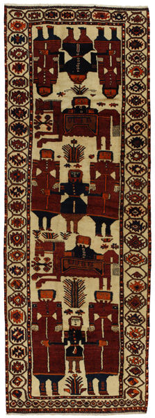 Bakhtiari - Lori Tappeto Persiano 418x146