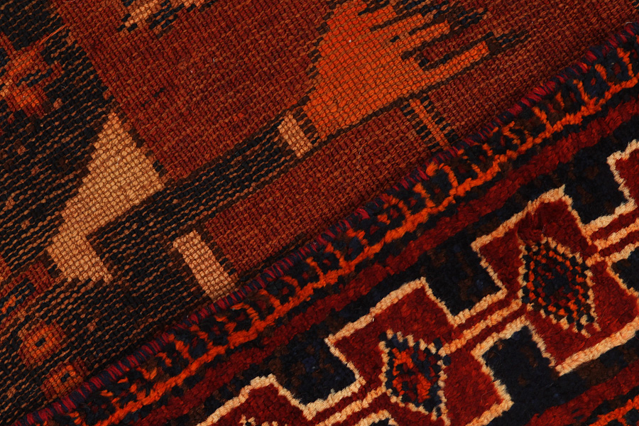 Bakhtiari - Qashqai Tappeto Persiano 378x134 - Immagine 5