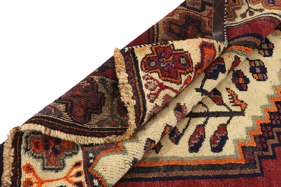 Bakhtiari - Qashqai Tappeto Persiano 390x143 - Immagine 4