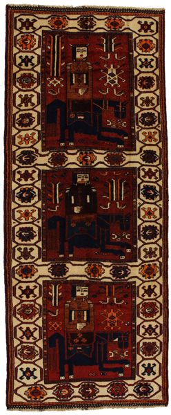 Bakhtiari - Qashqai Tappeto Persiano 374x149