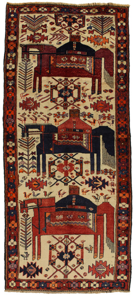 Bakhtiari - Qashqai Tappeto Persiano 362x157