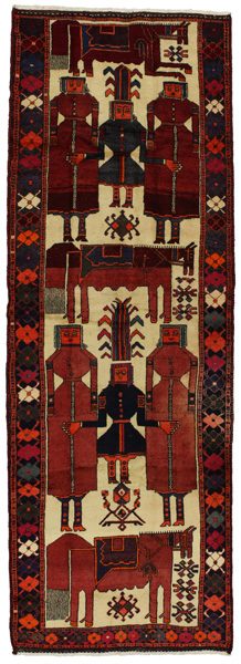 Bakhtiari - Qashqai Tappeto Persiano 416x144