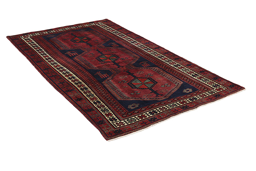 Afshar - Sirjan Tappeto Persiano 236x135 - Immagine 1