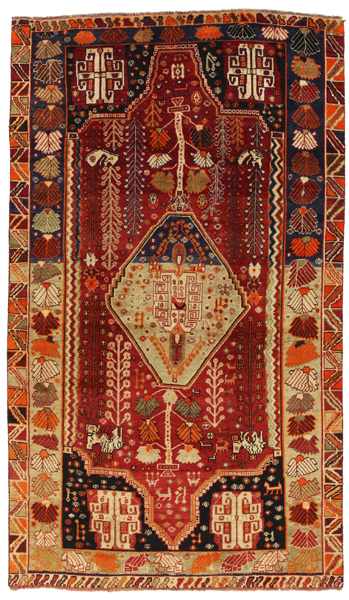 Qashqai - Shiraz Tappeto Persiano 257x150
