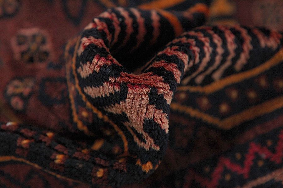Afshar - Sirjan Tappeto Persiano 232x135 - Immagine 6
