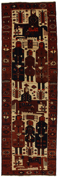 Bakhtiari - Qashqai Tappeto Persiano 432x134