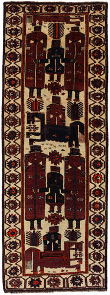 Bakhtiari - Qashqai Tappeto Persiano 452x160