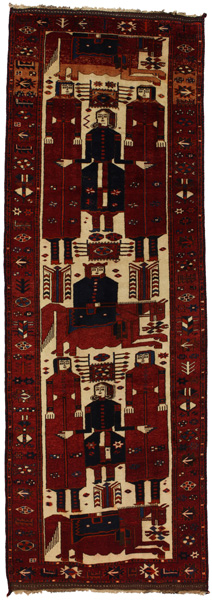 Bakhtiari - Qashqai Tappeto Persiano 401x139