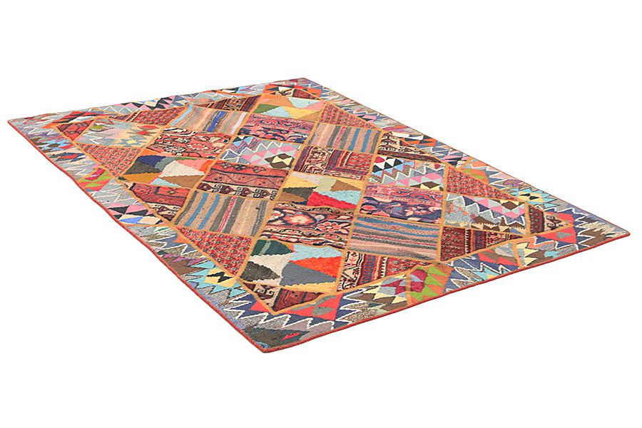 Patchwork Tappeto Persiano 205x157 - Immagine 1