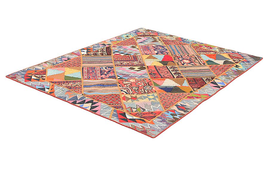 Patchwork Tappeto Persiano 205x157 - Immagine 2