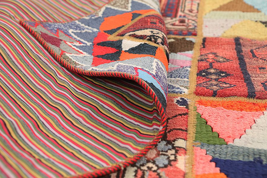 Patchwork Tappeto Persiano 205x157 - Immagine 3