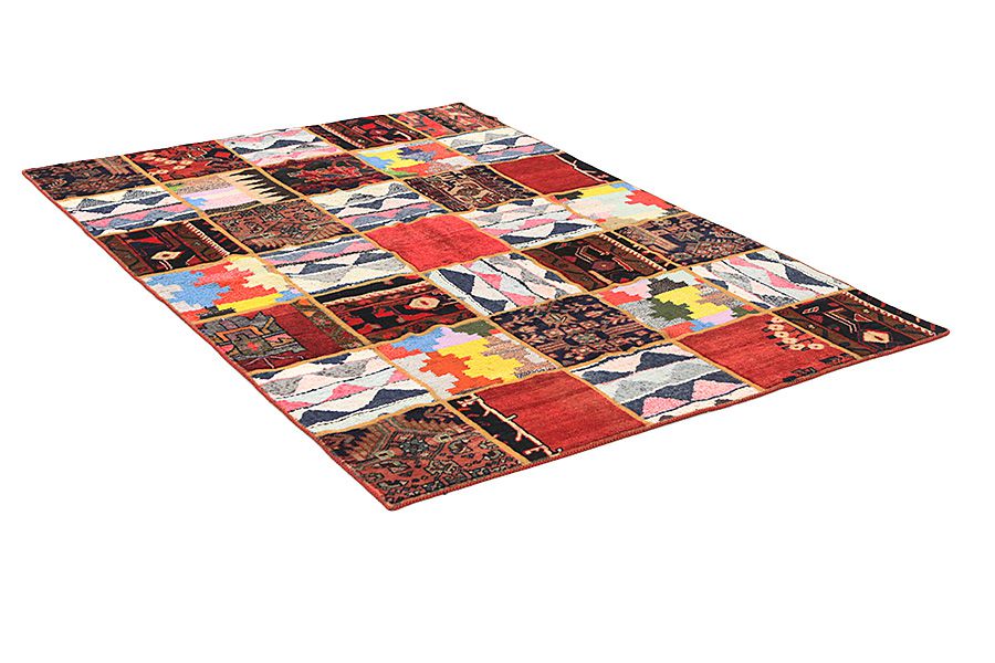 Patchwork Tappeto Persiano 212x152 - Immagine 1