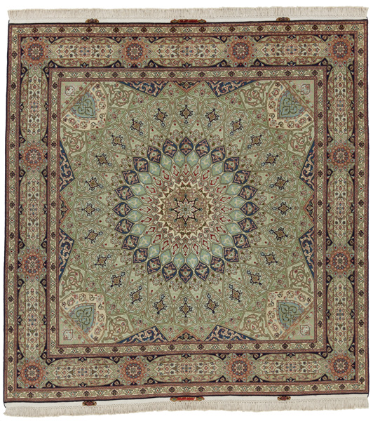 Tabriz Tappeto Persiano 206x200