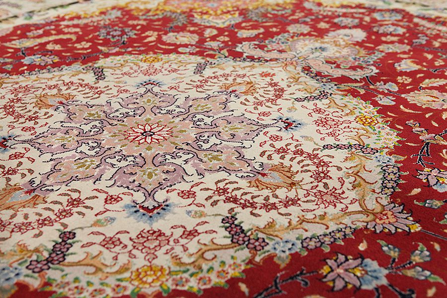 Tabriz Tappeto Persiano 264x196 - Immagine 9