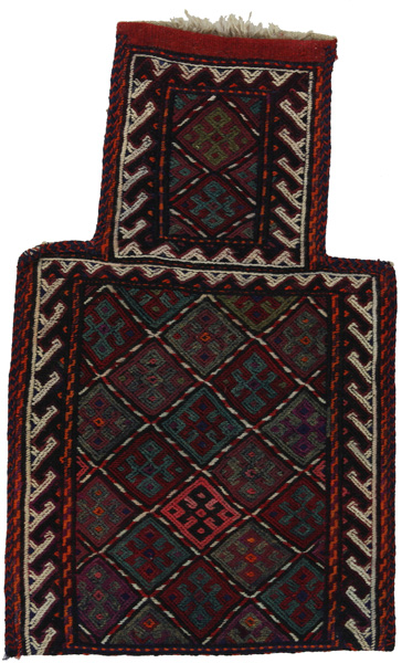 Qashqai - Saddle Bag Tappeto Persiano 52x31